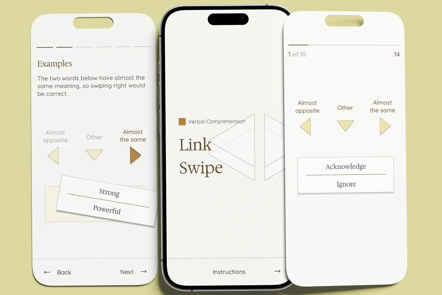 link swipe game preview