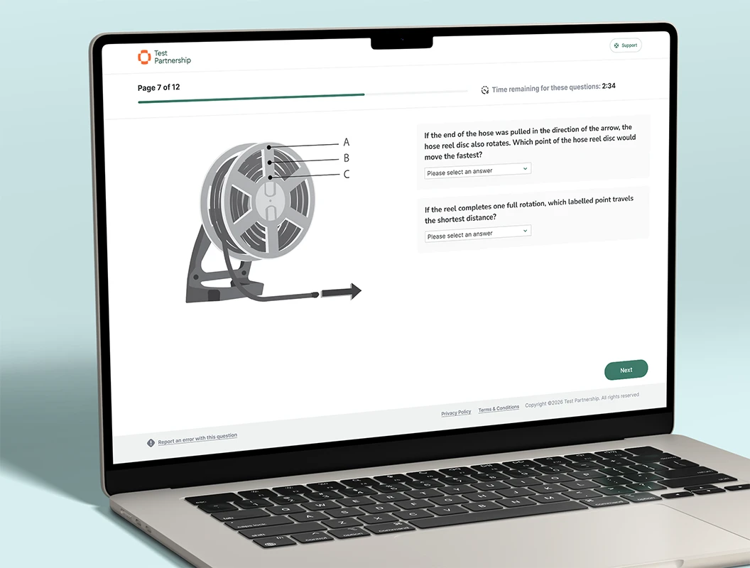 test partnership mechanical reasoning test